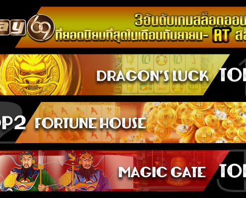 เวอร์ชั่นเต็มในการจัดอันดับเกมRT สล็อตที่ยอดนิยมในเดือนตุลาคม